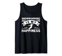 El Snowboard es mi Felicidad Camiseta sin Mangas