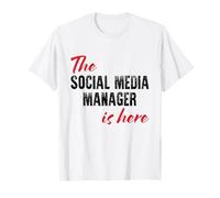 El Social Media Manager está aquí - Divertido Camiseta