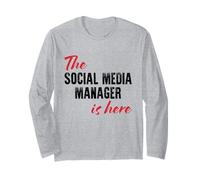 El Social Media Manager está aquí - Divertido Manga Larga