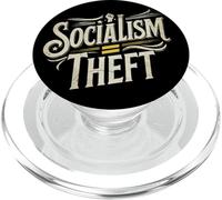 El Socialismo es Robo Pro capitalismo PopSockets PopGrip para MagSafe