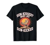 El sol besó más como una quemadura solar pateada Camiseta