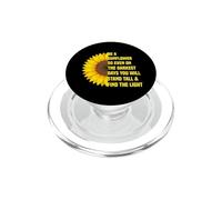 El Sol de Girasol Encuentra inspiración en días Oscuros PopSockets PopGrip para MagSafe