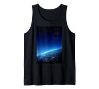 El Sol de la NASA se Pone detrás del Espacio terrestre Camiseta sin Mangas