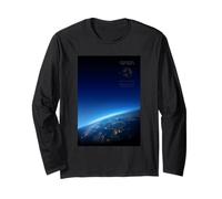 El Sol de la NASA se Pone detrás del Espacio terrestre Manga Larga