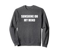 El Sol en mi Mente Sudadera, Unisex para Adultos, Jaspeado Oscuro, XL