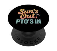El sol está fuera de la toma de fuerza en el Día del Trabajo PopSockets PopGrip Adhesivo