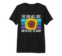 El Sol Saldrá Prevención del Suicidio con Girasoles Camiseta Premium