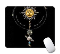 El Sol Volverá A Salir Alfombrillas De Mouse Bordes Cosidos Alfombrilla De Ratón Antipolvere Alfombrilla para Ratón para Computadora Oficina Hogar 25X30Cm