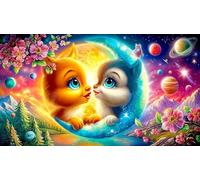 El Sol y Las Flores de la Luna Papel Reciclado Puzzle 1000 Piezas Idea Juegos educativos para Toda la Familia Regalo para Mujeres y Hombres 70x50cm/1000pcs