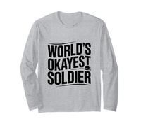 El Soldado más Bueno del Mundo Humor Militar Divertido Manga Larga