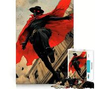 El Sombra, Rompecabezas de 1000 Piezas Estilo cómic para Adolescentes Juego Inteligente para Relajarse Patrón de ensamblaje Lista de Deseos de Papá Noel 38x26cm