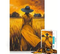 El Soñador de los Campos - Rompecabezas de 1000 Piezas para Adolescentes - Mejora la Memoria - Relajante - Divertido - Bordes precisos - Regalo Ideal 38x52cm