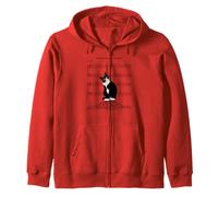 El Sonido del Silencio Esmoquin Gato Sudadera con Capucha