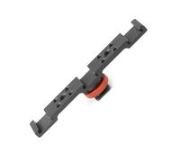 El Soporte Accesorio de la cámara Triple para el trípode del micrófono de la cámara de Digitaces SLR llevó la luz Video 3 en 1 Adaptador frío de Aluminio del Hilo del Universal (Gris)