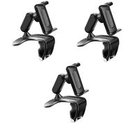 El Soporte de teléfono móvil del Tablero, rotativo, se Puede Instalar en el Espejo retrovisor, Panel de Instrumentos, Sun Visor,3pcs