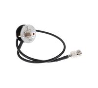 El soporte universal de trípode de 1/4 pulgadas para dispositivos de antena estándar elimina la necesidad de adaptadores y proporciona un soporte de antena de conectividad sin costuras