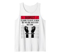 El sospechoso afirma Tener un Hombre, Pero Nadie lo ha Conocido Camiseta sin Mangas