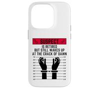 El sospechoso está Retirado Pero aún se Despierta en el Crack de Abajo Carcasa para iPhone 14 Pro