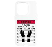 El sospechoso está Retirado Pero aún se Despierta en el Crack de Abajo Carcasa para iPhone 15 Pro