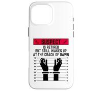 El sospechoso está Retirado Pero aún se Despierta en el Crack de Abajo Carcasa para iPhone 16 Pro MAX