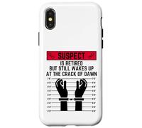 El sospechoso está Retirado Pero aún se Despierta en el Crack de Abajo Carcasa para iPhone X/XS