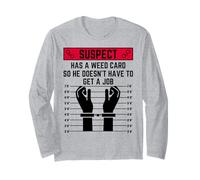 El sospechoso Tiene una Tarjeta de Hierba para Que no Tenga Que Conseguir un Trabajo Manga Larga