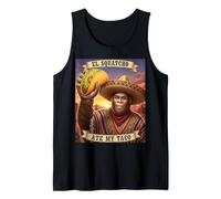El Squatcho Ate My Taco Funny Bigfoot Diseño Camiseta sin Mangas