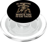 El Squatcho Quiere Que Comas Tacos Divertidos Sasquatch Cryptid PopSockets PopGrip para MagSafe
