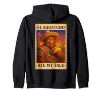 El Squatcho se comió mi Taco, Arte Inspirado en el suroeste Sudadera con Capucha