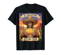 El Squatcho se comió mi Taco, Gracioso, Sasquatch, ilustración Camiseta