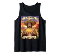 El Squatcho se comió mi Taco, Gracioso, Sasquatch, ilustración Camiseta sin Mangas
