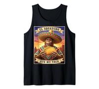 El Squatcho se comió mi Taco, Obra de Arte críptida humorística Camiseta sin Mangas