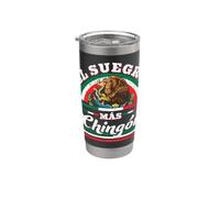 El Suegro Más Chingón Funny Matching Family Couples Humor Vaso térmico de acero inoxidable de doble pared