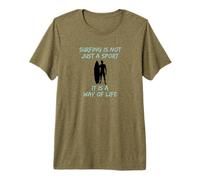 El Surf no es Solo un Deporte, es una Forma de Vivir Camiseta Premium