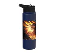 El surgimiento del legendario fénix de la inmortalidad Stainless Steel Insulated Water Bottle