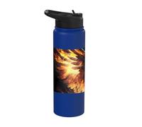 El surgimiento del legendario fénix de la inmortalidad Stainless Steel Insulated Water Bottle