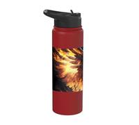 El surgimiento del legendario fénix de la inmortalidad Stainless Steel Insulated Water Bottle