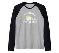 El susurro Suave de Alpine Dawn Camiseta Manga Raglan
