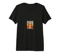 El tamaño de la Copa es el Mensaje Grande Significa no Hablar Camiseta Premium