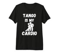 El Tango es mi Amante del Tango Retro Cardio Camiseta Premium