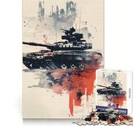El Tanque Minimalista, Rompecabezas de 1000 Piezas para Adolescentes, Juguete para Estimular la Mente, Actividad para el Hogar, Corte Premium, Artículo de Deseo de Santa Claus 38x26cm