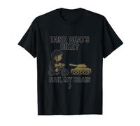 ¿El Tanque supera a la Bicicleta? No, mi Humor sobre Ciclismo Cerebral Camiseta