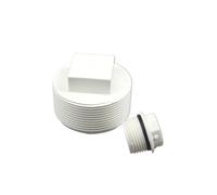 El tapón de rosca exterior PVC Tapón dientes exteriores for tapar la tapa(1-1/2")