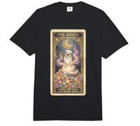El Tarot Baker Tarjeta Gato Macaron Meme Estética Comfort Colors Adult Heavyweight T-Shirt
