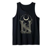 El Tarot de la Alta Sacerdotisa - Sabiduría e Intuición del Cuervo V2 Camiseta sin Mangas