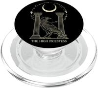 El Tarot de la Alta Sacerdotisa - Sabiduría e Intuición del Cuervo V2 PopSockets PopGrip para MagSafe