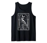 El Tarot de la Alta Sacerdotisa - Sabiduría e Intuición del Cuervo V3 Camiseta sin Mangas