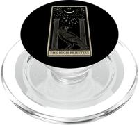 El Tarot de la Alta Sacerdotisa - Sabiduría e Intuición del Cuervo V4 PopSockets PopGrip para MagSafe