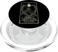 El Tarot de los Amantes - Arte Romance Celestial Raven V2 PopSockets PopGrip para MagSafe
