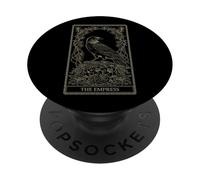 El Tarot Emperatriz - Abundancia de Cuervos y Naturaleza V2 PopSockets PopGrip Adhesivo